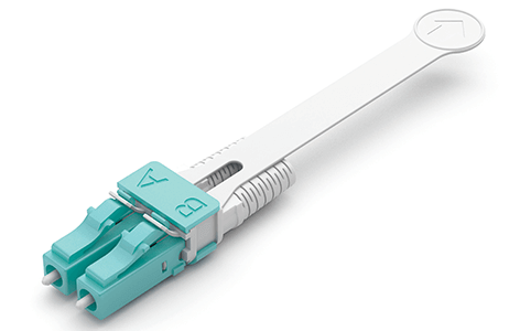 Product Photo of High Density LC Duplex Connector with pull tab